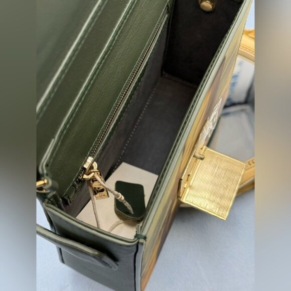 🆕 A. CLOUD x LOUVRE MUSEUM 🧿 NWT "Mona Lisa" DaVinci Handbag Chain Crossbody - Picture 10 of 16